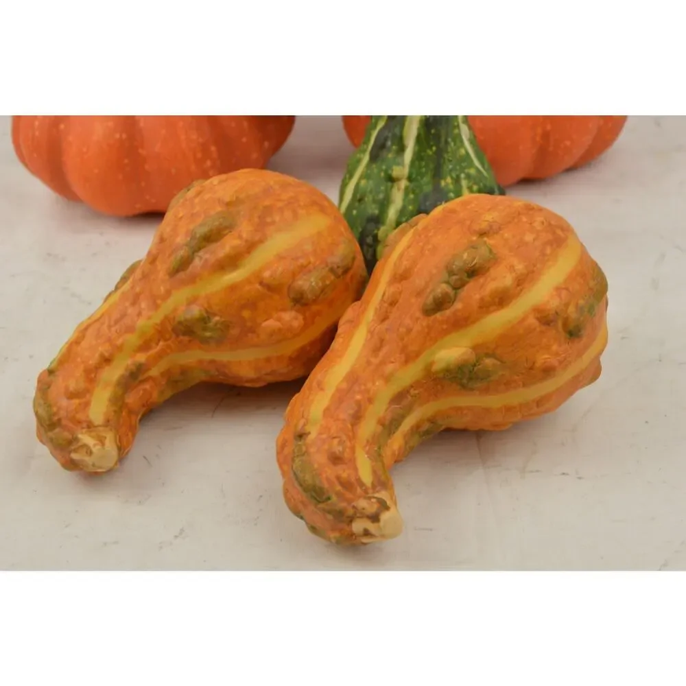 Pier 1 Fall Halloween Decor Lot Pumpkins Gourds Corn Witch Doll Autumn Harvest